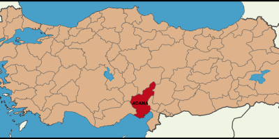 Adana'nın Türkiye Haritasındaki Yeri Ve Konumu