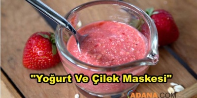 Yoğurt Ve Çilek Maskesi