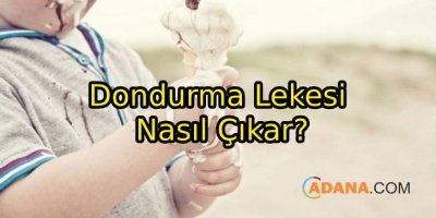 Dondurma Lekesi Çıkarmanın Yolları