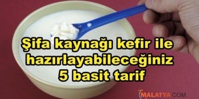 Kefir İle Yapılabilecek Basit Tarifler