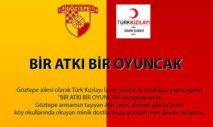 Göztepe'den 'Bir Atkı Bir Oyuncak' Kampanyası Başlatıldı