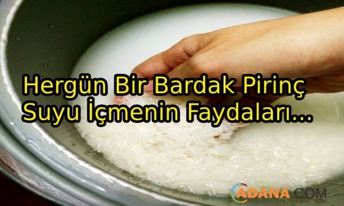 Günde Bir bardak Pirinç Suyu İçmenin Faydaları...