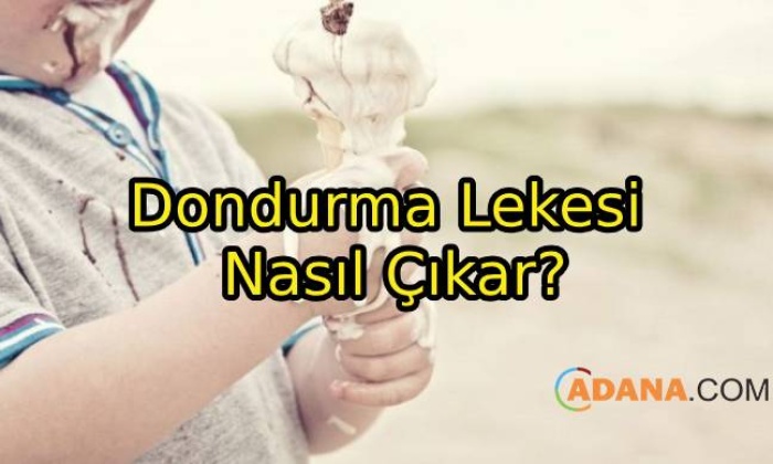 Dondurma Lekesi Çıkarmanın Yolları