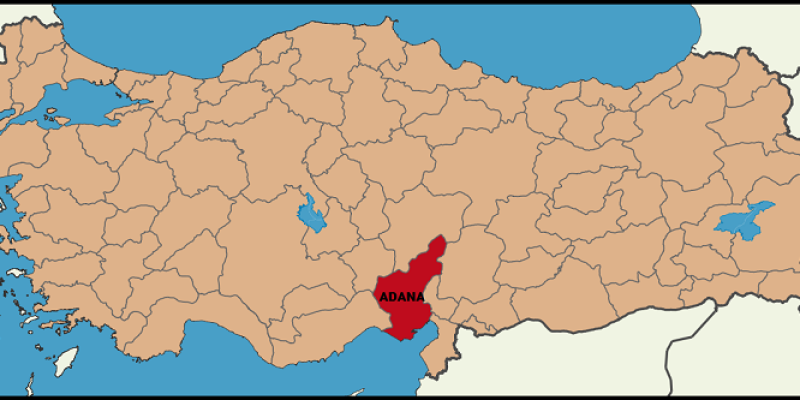 Adana'nın Türkiye Haritasındaki Yeri Ve Konumu
